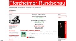 Desktop Screenshot of pforzheimer-rundschau.de